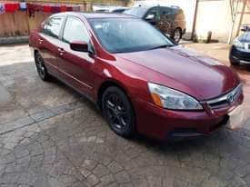 A picture of Honda Accord DC 2007 Model Colour red Condition clean used