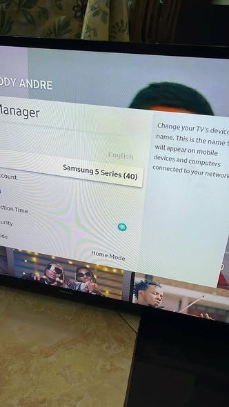 A picture of Samsung smart tv 40 on sale at give away price