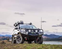 A picture of DELUXE BULL BAR BUMPER TO SUIT A MISTISHUBI 2019