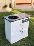 A picture of kitchen cabnet