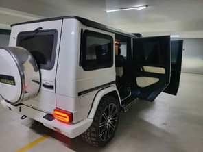 A picture of 2008 bullet proof Mercedes Benz g63 upgraded to 2020 model