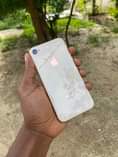 A picture of iPhone 8plain 64gb iOs 16 Bh 100 fingerprint Ipo 250