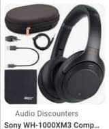 A picture of sony WH 1000