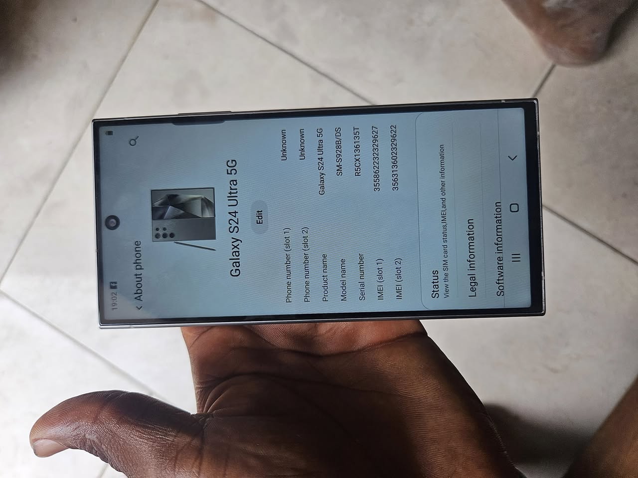 A picture of Samsung S24