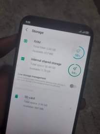 A picture of Infinix hot 8