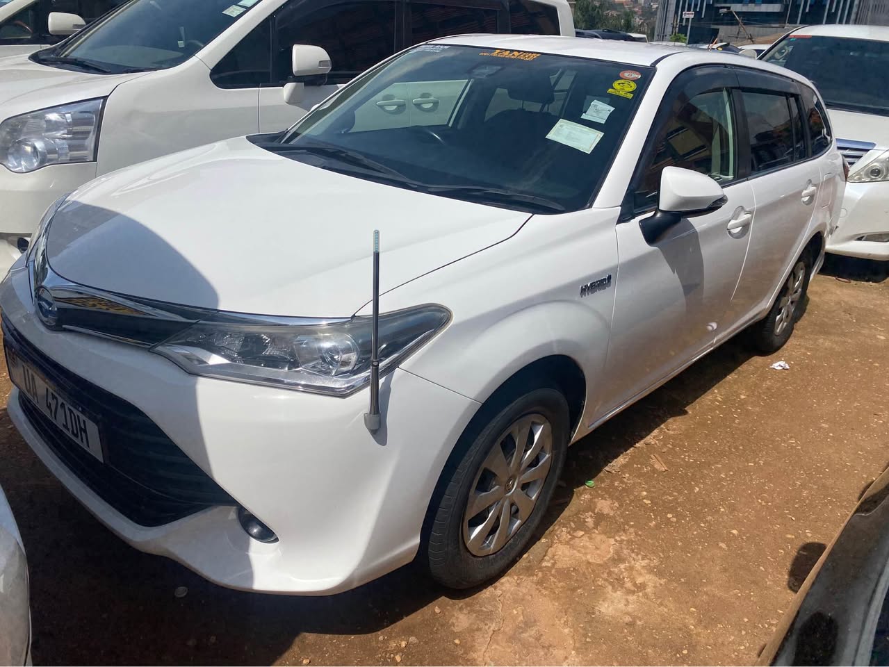 A picture of Toyota Fielder Hybrid Model 2017 For Sale 0704482571 Call WhatsApp