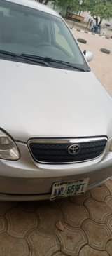 A picture of Toyota Corrola 2005 model for clean Super clean partial first