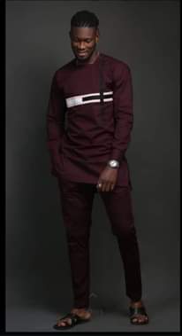 A picture of African men suits