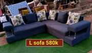 A picture of L sofa on quick sale at Discounts today only