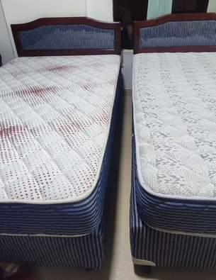 A picture of Bed with mattress