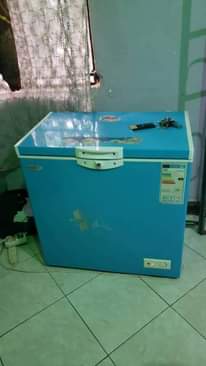 A picture of fridges