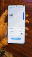 A picture of Samsung s20 plus 5G with lines 128gb storage 12gb ram
