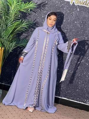A picture of Bismillah mashaallah Abaya Available Wholesale Tsh 70 000 Size 54