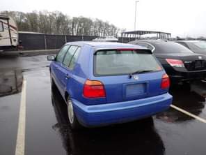 A picture of Category Four Door Hatchback Make Volkswagen Model Golf Color Blue