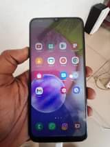 A picture of Samsung A03s haina kipengele storage GB64 ram4 fingerprint pembeni price