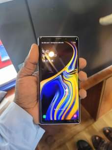 A picture of Samsung galaxy note 9