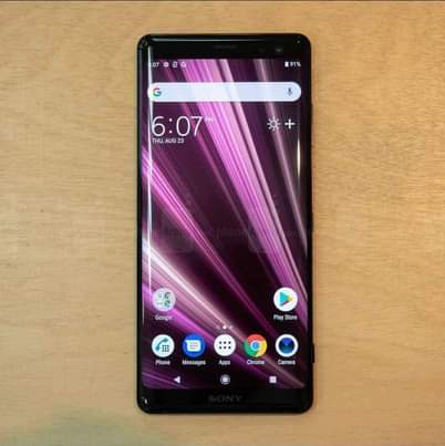 A picture of Sony xperia XZ3