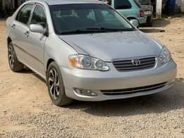 A picture of BELGIUM STANDARD TOYOTA COROLLA LE 2005 MODEL WITH DUTY Clean