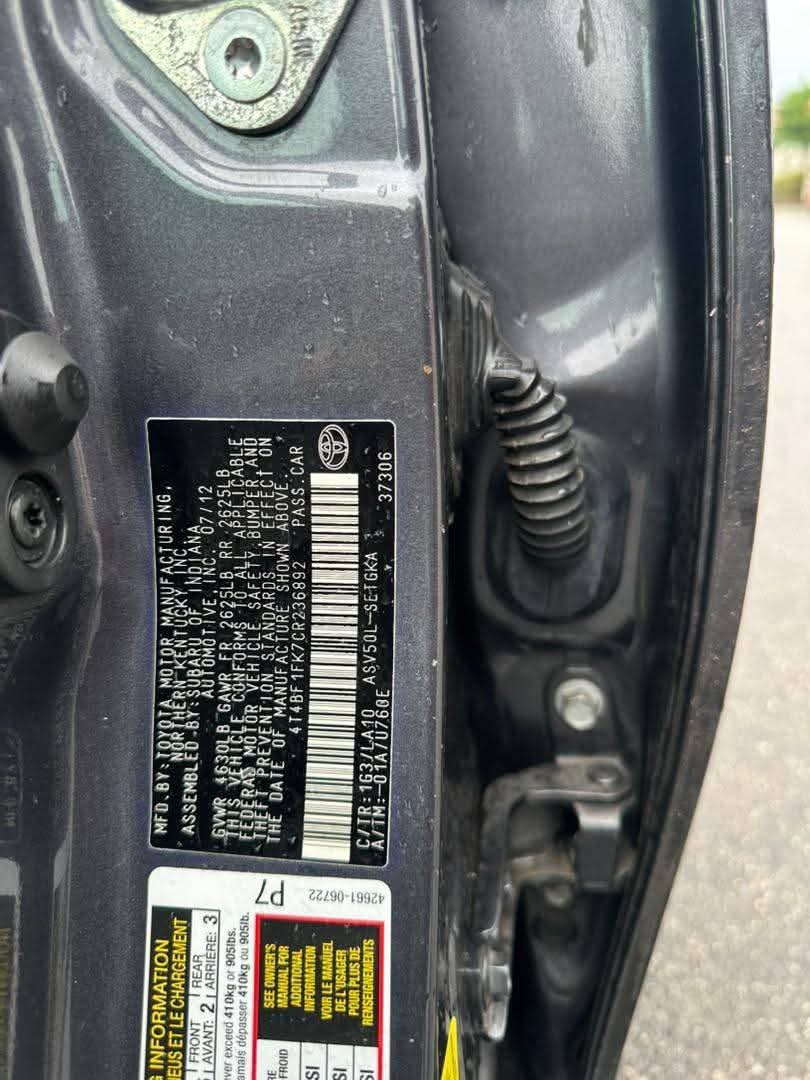 A picture of 2013 Available XLE CAMRY 2013 08022654805 Nothing to fix