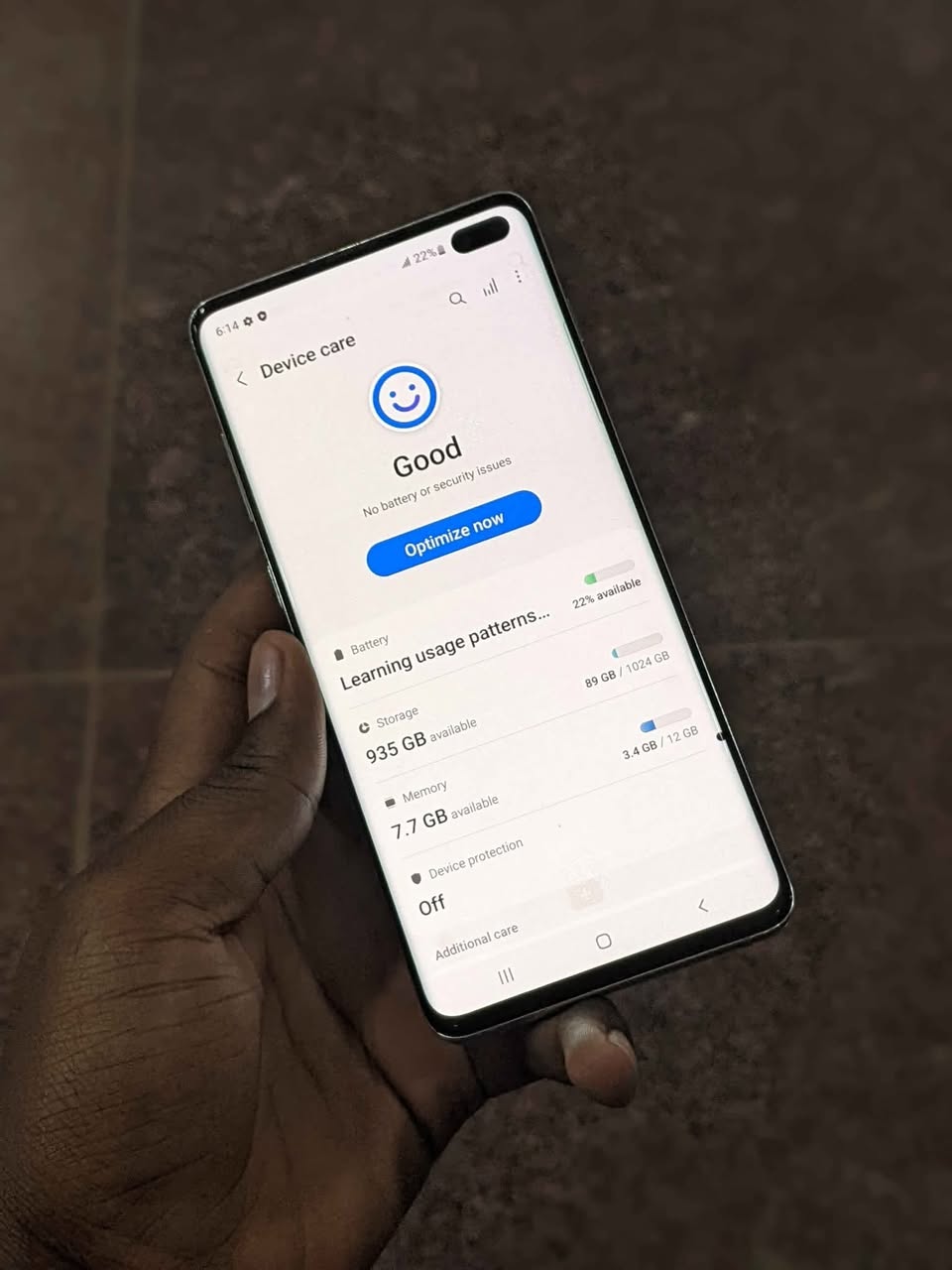 A picture of Samsung Galaxy S10 Plus 1TB