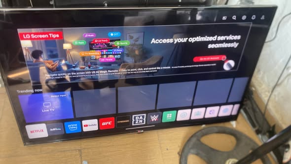 A picture of LG 60 inches Qned 2022 model smart tv