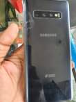 A picture of Samsung S10plus Storage128 ram8 fingure print Camela quality chaji uhakika