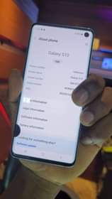 A picture of Samsung Galaxy S10