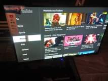A picture of 32 smart android frameless original tv with divital and satelite