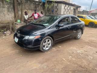 A picture of Nigeria used Honda Civic 2008 model buy and drive.