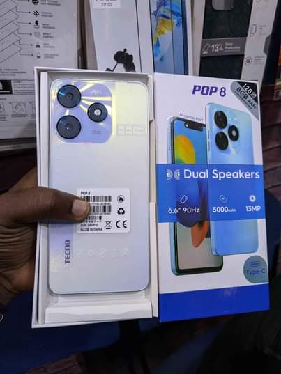 A picture of Tecno pop 8 At wholesale prices Storage 128gb 8gb Call