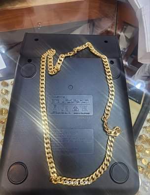 A picture of 1 6m Pure Luxurious Gold Neck Chain Location Ibadan 07042261329