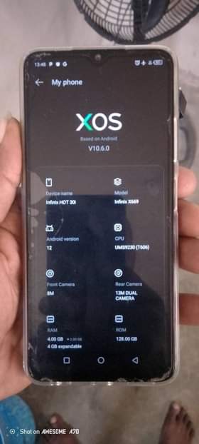 A picture of Infinix hot30i