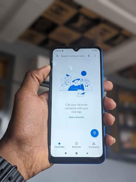 A picture of Redmi 9c ina 64gb