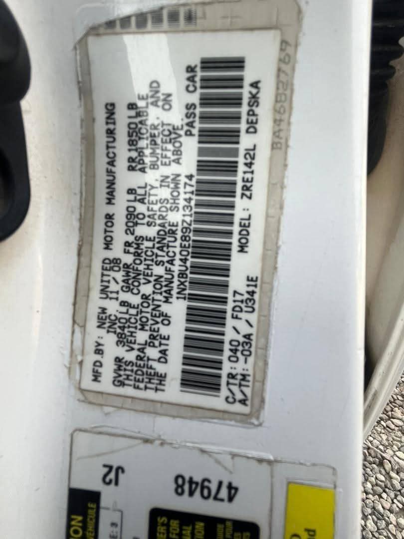 A picture of 2009 A super clean Nigerian used Toyot toyota corolla 2009
