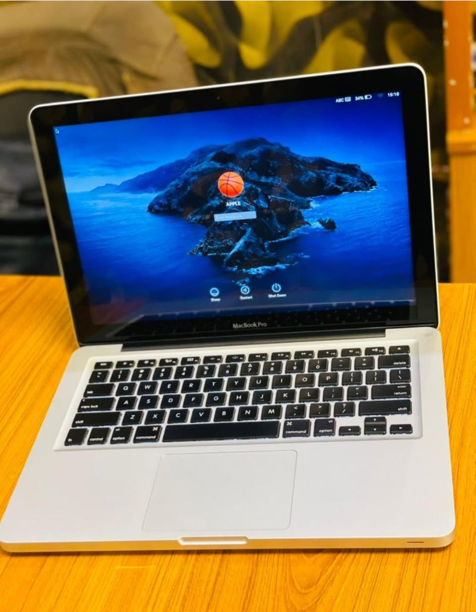 A picture of MacBook pro