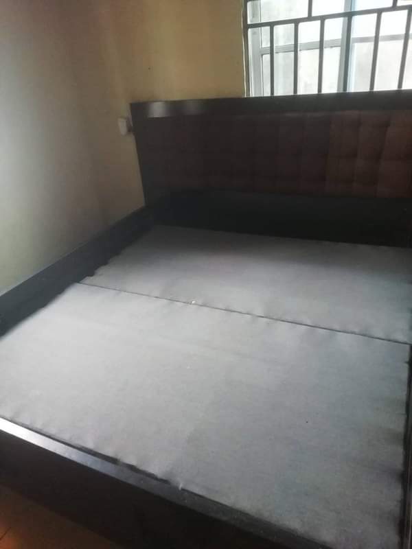 A picture of Relocation sales mattress 150k BEDFRAME 160K USED FOR 18MONTHS 08166711750