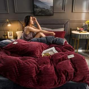 A picture of Coral Velvet Duvets 