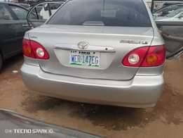 A picture of Toyota Corolla Everything is working Owerri imo state No single