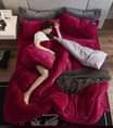 A picture of Coral velvet duvets