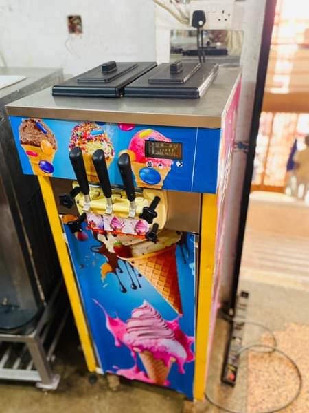 A picture of Quick Sale Used commercial ice cream machine With one year