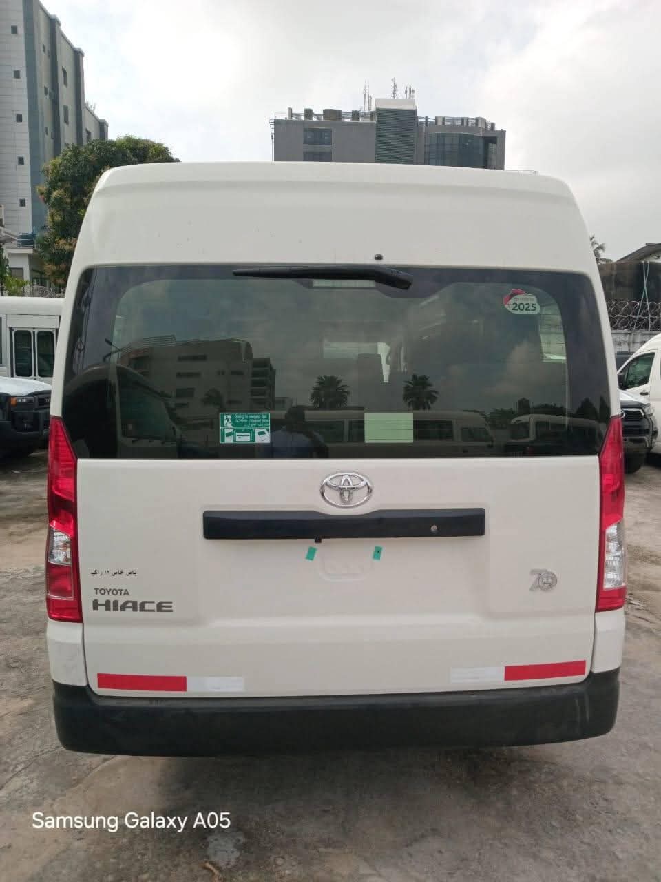 A picture of Toyota Hiace bus brand new 2025 model manual