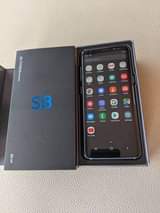 A picture of Samsung S8 