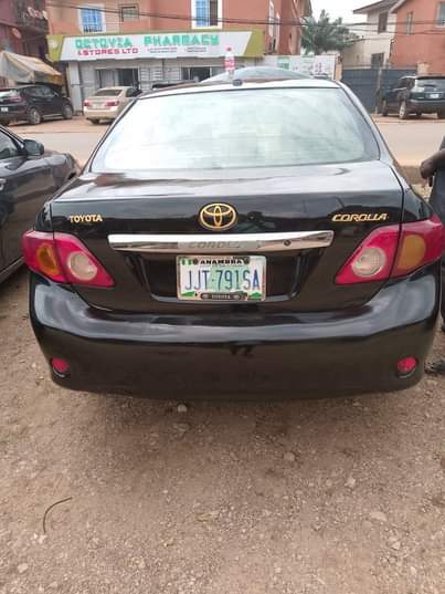 A picture of Corolla S 09 model