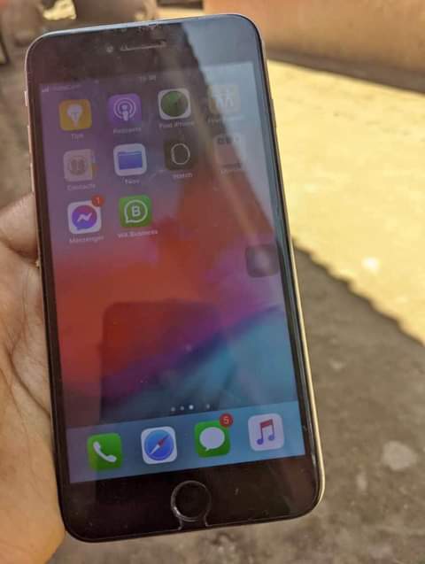 A picture of iPhone 6s Plus yangu nauza