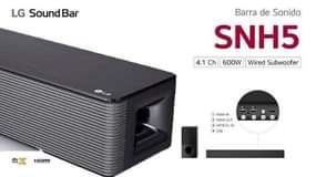A picture of SNH5 LG SNH5 4.1 Channel High Powered Sound Bar with