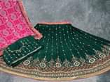 A picture of Original heavy crush Chinon crape lehnga