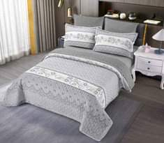 A picture of New designs cotton bedspreads Package has One bedsheet two pillowcases