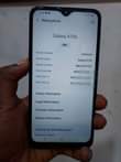 A picture of Samsung galaxy A10s blue