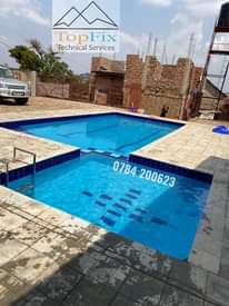 A picture of Swimming pool construction services