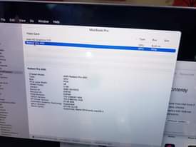 A picture of Macbook i7 touchbar